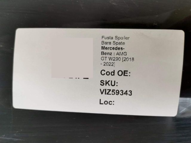 bontott MERCEDES-BENZ AMG GT Hátsó Lökhárító Alsó (Műanyag)