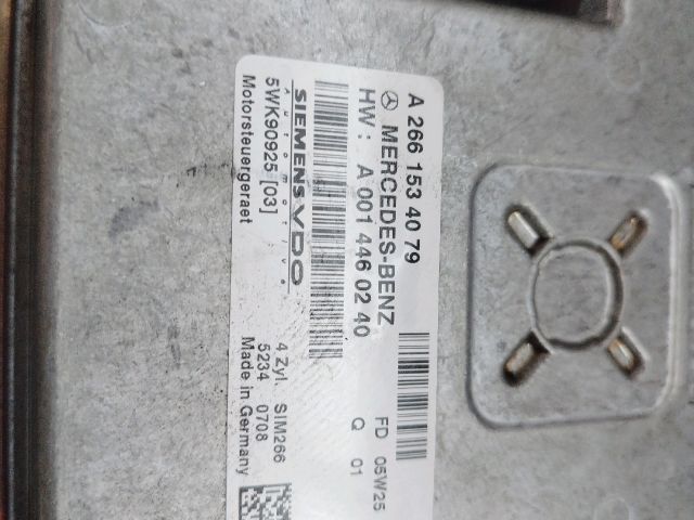 bontott MERCEDES-BENZ B-CLASS Motorvezérlő