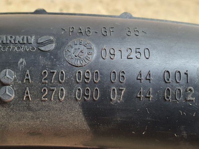 bontott MERCEDES-BENZ B-CLASS Légbeömlő Cső