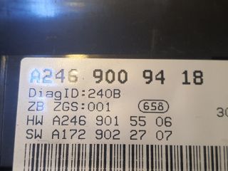 bontott MERCEDES-BENZ B-CLASS Kilométeróra