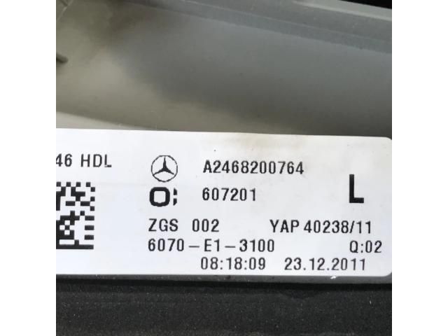 bontott MERCEDES-BENZ B-CLASS Bal Belső Hátsó Lámpa