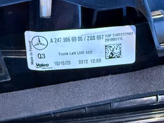 bontott MERCEDES-BENZ B-CLASS Bal Belső Hátsó Lámpa