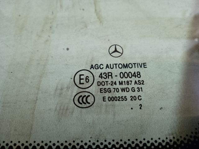 bontott MERCEDES-BENZ B-CLASS Bal C Oszlop Oldalablak Üveg