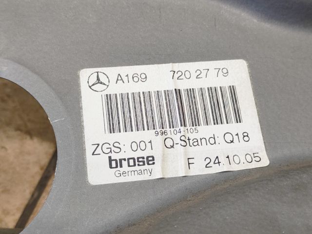 bontott MERCEDES-BENZ B-CLASS Bal első Ablakemelő Szerkezet (Elektromos)