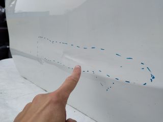 bontott MERCEDES-BENZ B-CLASS Bal első Ajtó (Üres lemez)