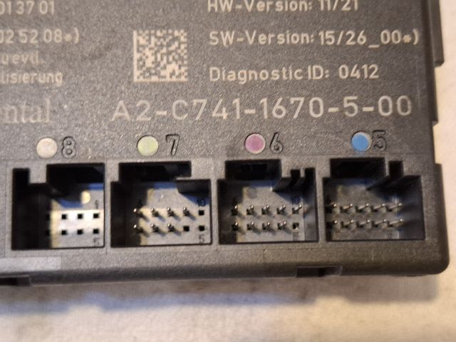 bontott MERCEDES-BENZ B-CLASS Bal első Ajtó Vezérlőegység