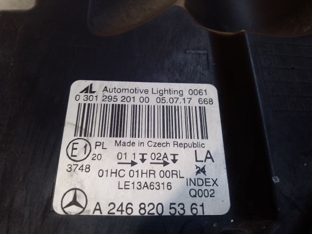 bontott MERCEDES-BENZ B-CLASS Bal Fényszóró