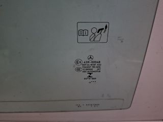 bontott MERCEDES-BENZ B-CLASS Bal hátsó Ablak