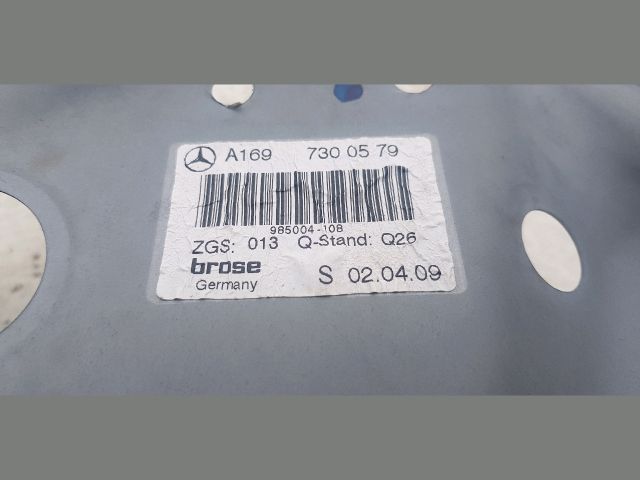 bontott MERCEDES-BENZ B-CLASS Bal hátsó Ablakemelő Szerkezet (Mechanikus)