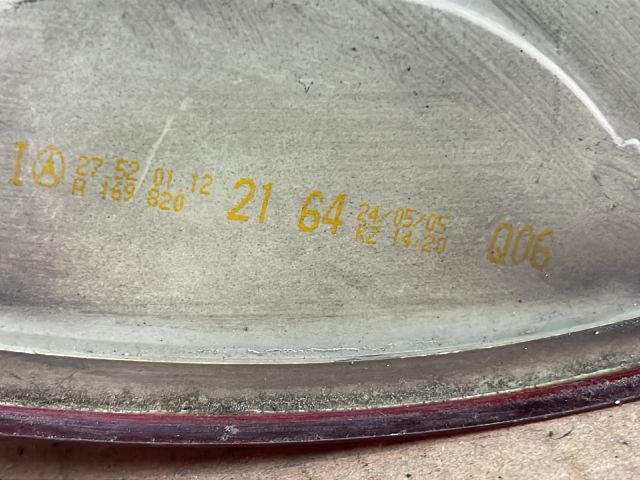 bontott MERCEDES-BENZ B-CLASS Bal Hátsó Lámpa