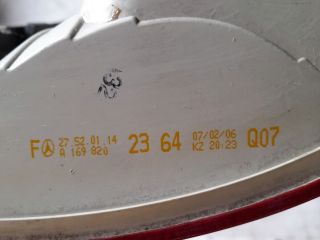 bontott MERCEDES-BENZ B-CLASS Bal Hátsó Lámpa