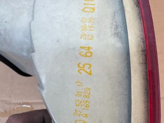 bontott MERCEDES-BENZ B-CLASS Bal Külső Hátsó Lámpa