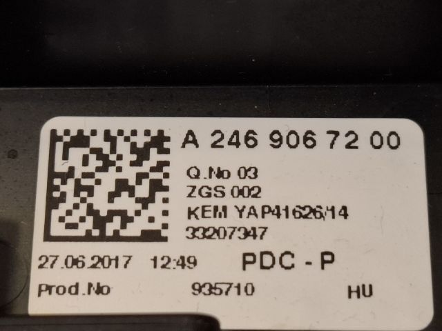 bontott MERCEDES-BENZ B-CLASS Biztosítéktábla Utastér