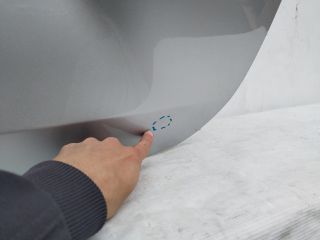 bontott MERCEDES-BENZ B-CLASS Csomagtérajtó (Üres lemez)