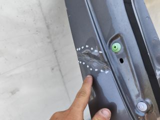 bontott MERCEDES-BENZ B-CLASS Csomagtérajtó (Üres lemez)