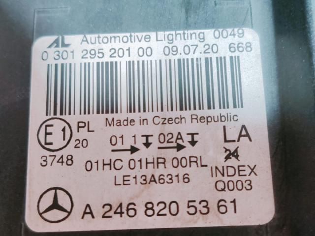 bontott MERCEDES-BENZ B-CLASS Fényszóró (Pozíciófüggetlen)