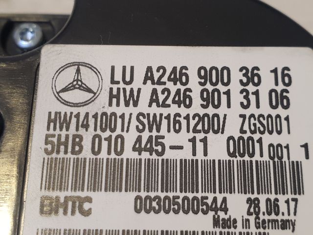 bontott MERCEDES-BENZ B-CLASS Fűtéskapcsoló (manuális klímás)