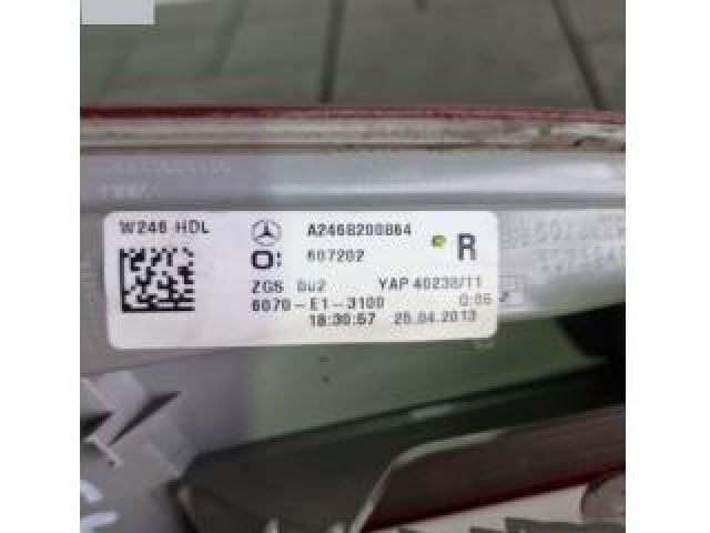 bontott MERCEDES-BENZ B-CLASS Jobb Belső Hátsó Lámpa