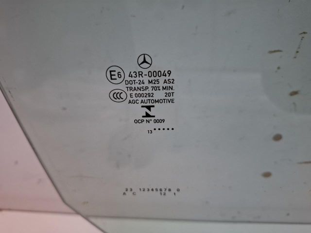 bontott MERCEDES-BENZ B-CLASS Jobb első Ablak