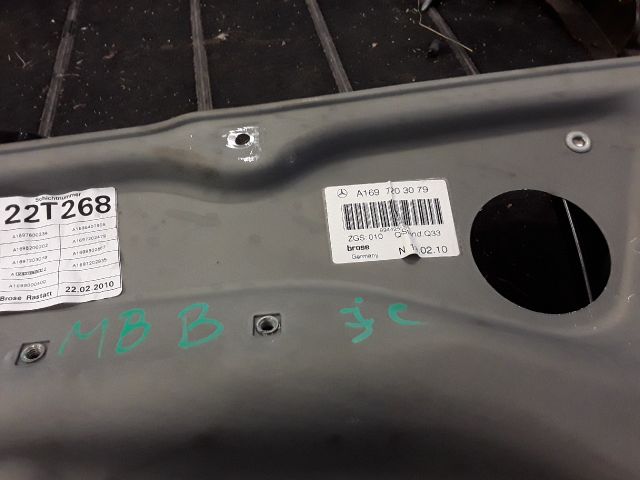 bontott MERCEDES-BENZ B-CLASS Jobb első Ablakemelő Szerkezet (Elektromos)