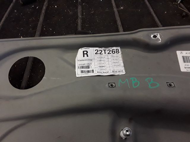 bontott MERCEDES-BENZ B-CLASS Jobb első Ablakemelő Szerkezet (Elektromos)
