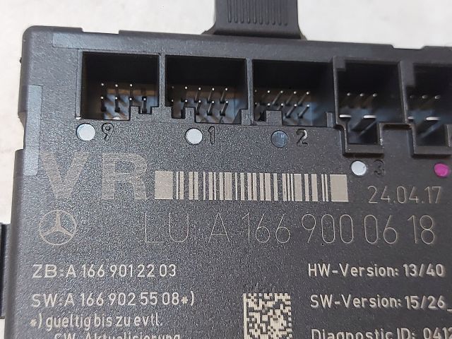 bontott MERCEDES-BENZ B-CLASS Jobb első Ajtó Vezérlőegység