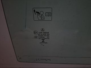 bontott MERCEDES-BENZ B-CLASS Jobb hátsó Ablak