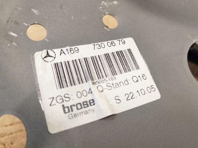 bontott MERCEDES-BENZ B-CLASS Jobb hátsó Ablakemelő Szerkezet (Mechanikus)