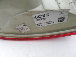 bontott MERCEDES-BENZ B-CLASS Jobb Külső Hátsó Lámpa