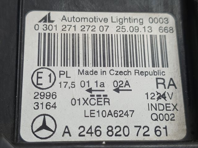 bontott MERCEDES-BENZ B-CLASS Jobb Xenon Fényszóró