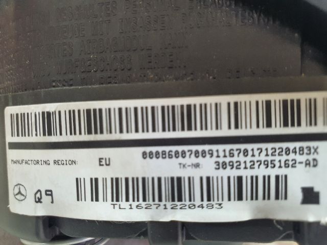 bontott MERCEDES-BENZ B-CLASS Kormánylégzsák