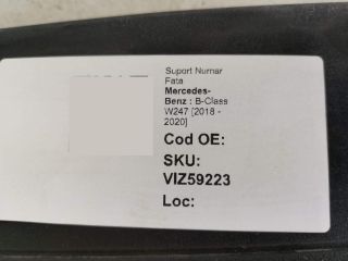 bontott MERCEDES-BENZ B-CLASS Rendszámtábla Tartó