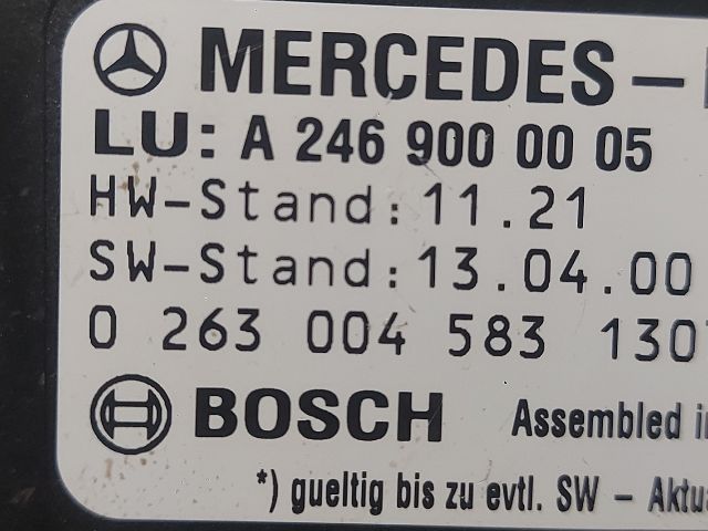 bontott MERCEDES-BENZ B-CLASS Tolatóradar Elektronika