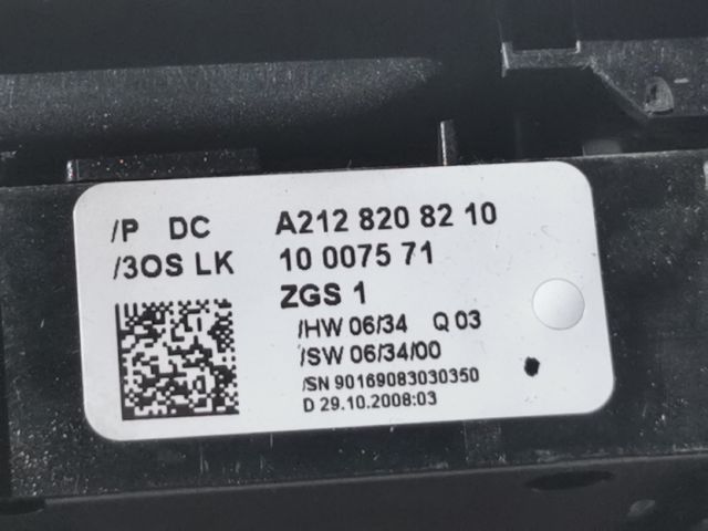 bontott MERCEDES-BENZ C-CLASS Ablakemelő Kapcsoló Négyes / Kettes