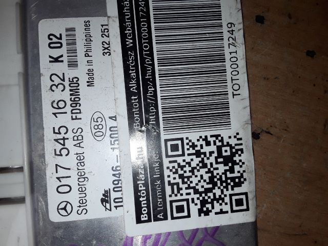 bontott MERCEDES-BENZ C-CLASS ABS Elektronika