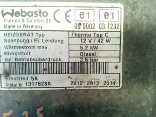 bontott MERCEDES-BENZ C-CLASS Állófűtés (Részeivel)