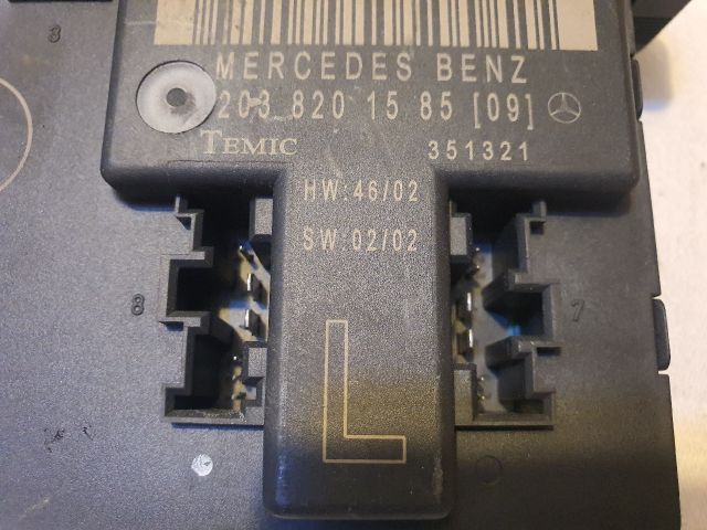 bontott MERCEDES-BENZ C-CLASS Bal első Ajtó Vezérlőegység