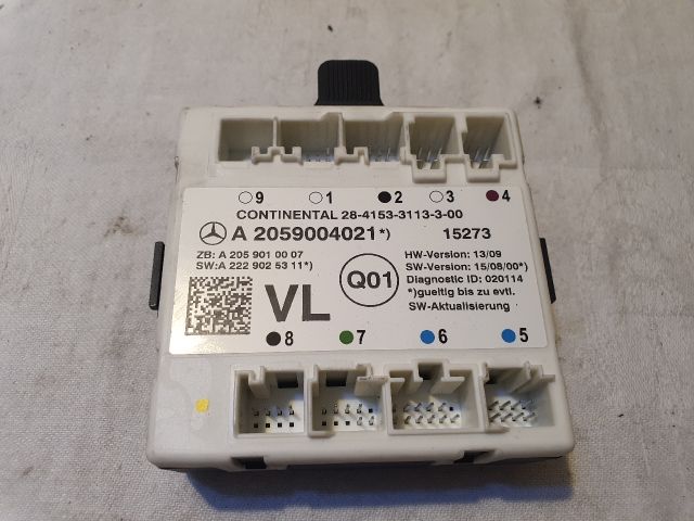 bontott MERCEDES-BENZ C-CLASS Bal első Ajtó Vezérlőegység