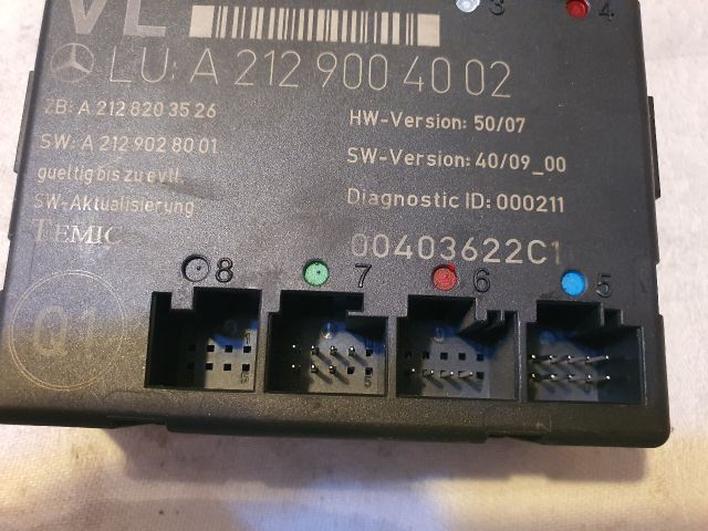 bontott MERCEDES-BENZ C-CLASS Bal első Ajtó Vezérlőegység