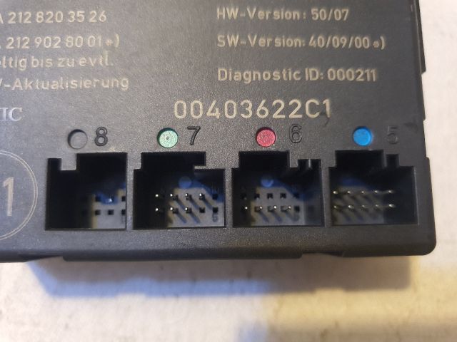 bontott MERCEDES-BENZ C-CLASS Bal első Ajtó Vezérlőegység