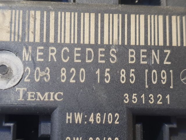 bontott MERCEDES-BENZ C-CLASS Bal első Ajtó Vezérlőegység