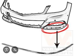 bontott MERCEDES-BENZ C-CLASS Bal első Lökhárító Díszléc