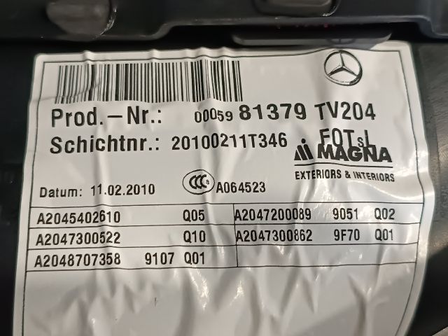 bontott MERCEDES-BENZ C-CLASS Bal hátsó Ajtó Kárpit