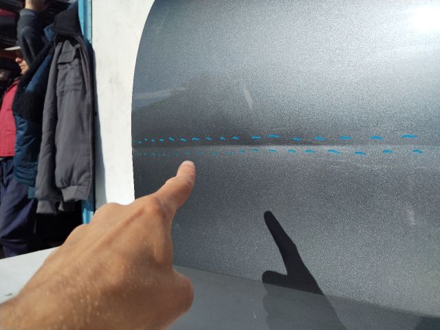 bontott MERCEDES-BENZ C-CLASS Bal hátsó Ajtó (Üres lemez)