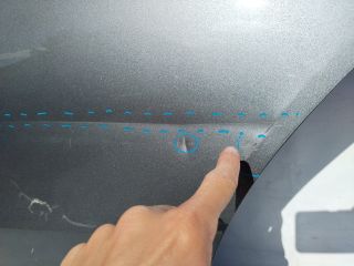 bontott MERCEDES-BENZ C-CLASS Bal hátsó Ajtó (Üres lemez)