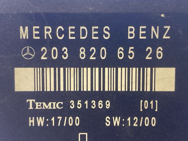 bontott MERCEDES-BENZ C-CLASS Bal hátsó Ajtó Vezérlőegység