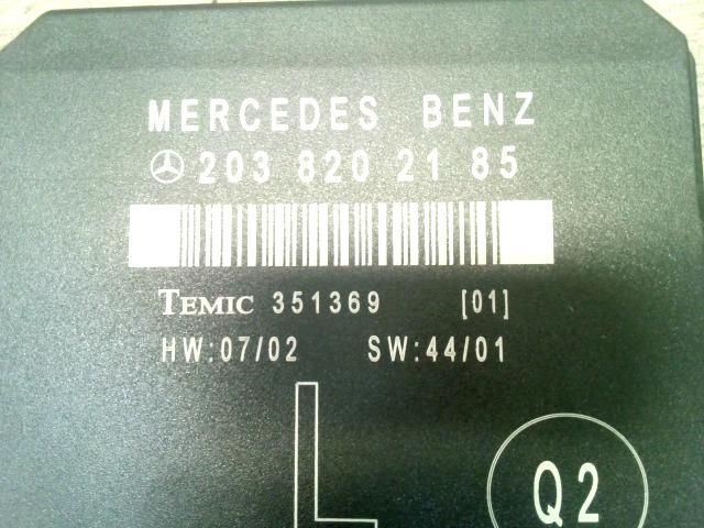 bontott MERCEDES-BENZ C-CLASS Bal hátsó Ajtó Vezérlőegység