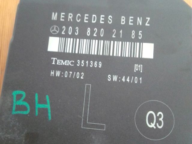 bontott MERCEDES-BENZ C-CLASS Bal hátsó Ajtó Vezérlőegység