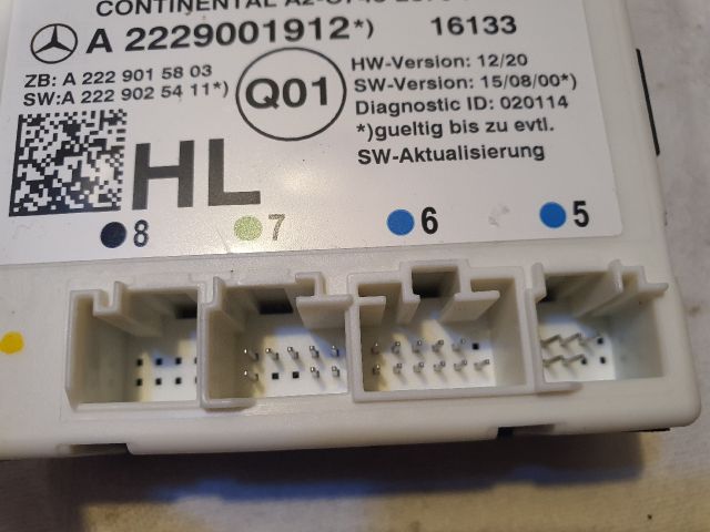 bontott MERCEDES-BENZ C-CLASS Bal hátsó Ajtó Vezérlőegység