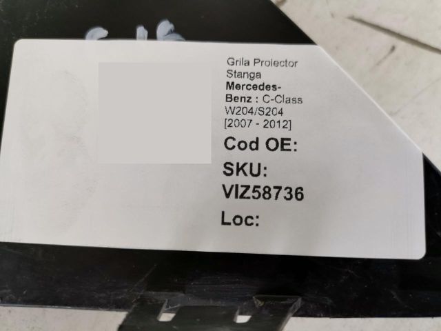 bontott MERCEDES-BENZ C-CLASS Bal Ködzárófény Keret